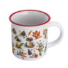 KUBEK CERAMICZNY Z WYWINIĘTYM RANTEM 320 ML DEK. JESIEŃ 1