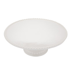 Patera na ciasto i tort na nóżce porcelanowa Altom Design 27,5 x 9,7cm