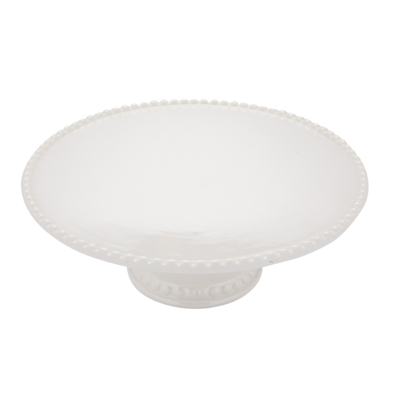 Patera na ciasto i tort na nóżce porcelanowa Altom Design 27,5 x 9,7cm