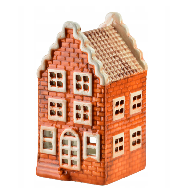 HYTTE Domek ceramiczny 7,5x7,5x14,5cm