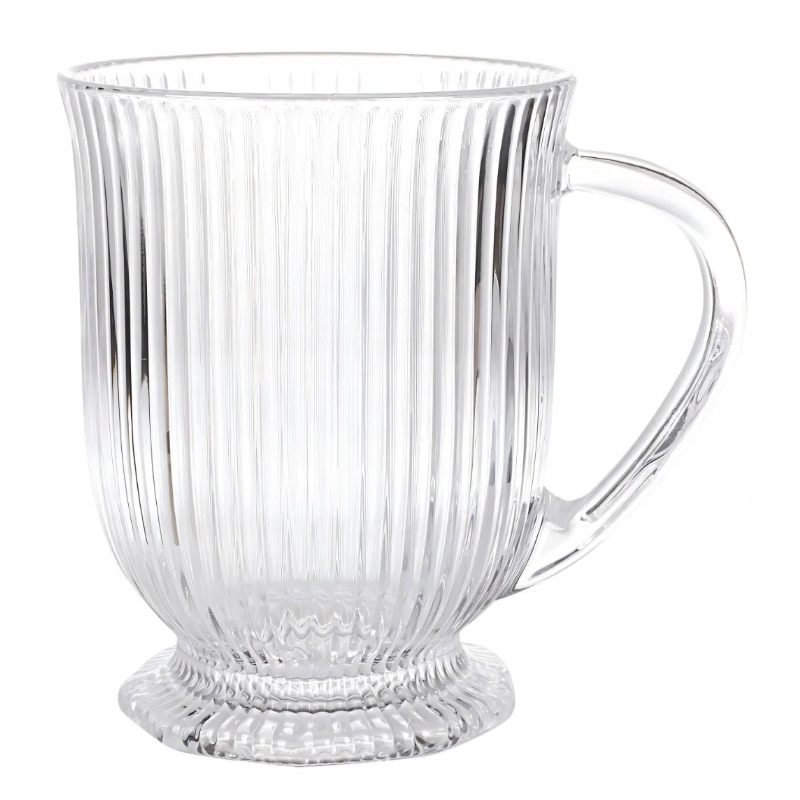 Szklanka z uchem do kawy latte kubek szklany Altom Design Selena 500 ml
