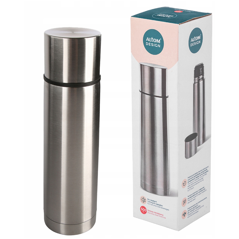 Termos ze stali nierdzewnej próżniowy kubek termiczny Altom Design 500 ml