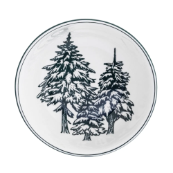 Miska salaterka porcelanowa świąteczna Altom Design Szmaragdowy Las 17 cm
