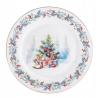 Talerzyk porcelanowy talerz deserowy ciasto Altom Design Magia Świąt 20 cm
