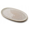 Półmisek owalny 40 × 24 cm ceramiczny beżowy Mondex BASIC NATURE