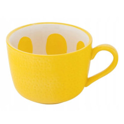 Filiżanka do kawy herbaty duży kubek Altom Design Tropicana Cytryna 470 ml