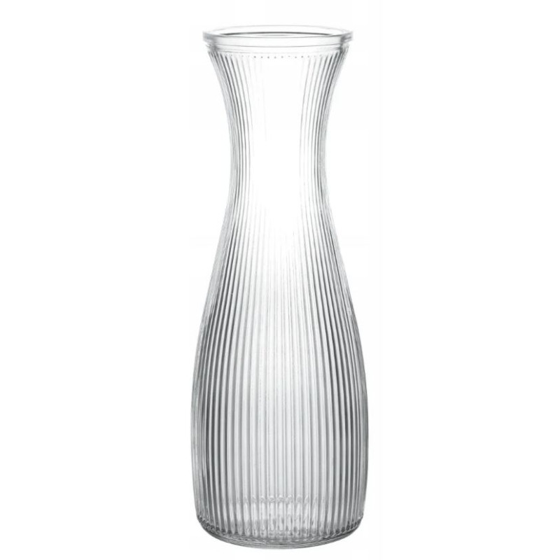 Karafka szklana do wody wina soku napojów Altom Design Selena 1 l ryflowana