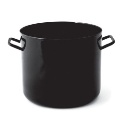 Garnek ciężki wysoki 34 cm 25 l METALAC gastrronomiczny z pokrywką