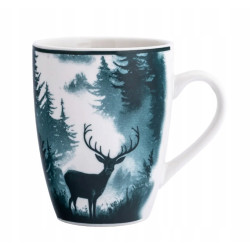 Kubek świąteczny porcelanowy Altom Design Secret Forest 320 ml