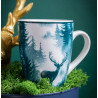 Kubek świąteczny porcelanowy Altom Design Secret Forest 320 ml
