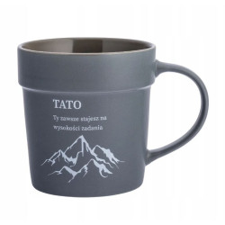 Kubek do kawy porcelanowy Prezent dla Taty Altom Design Dzień Ojca 460 ml