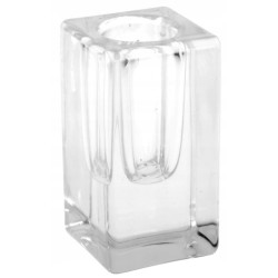 Świecznik szklany Cube 8cm