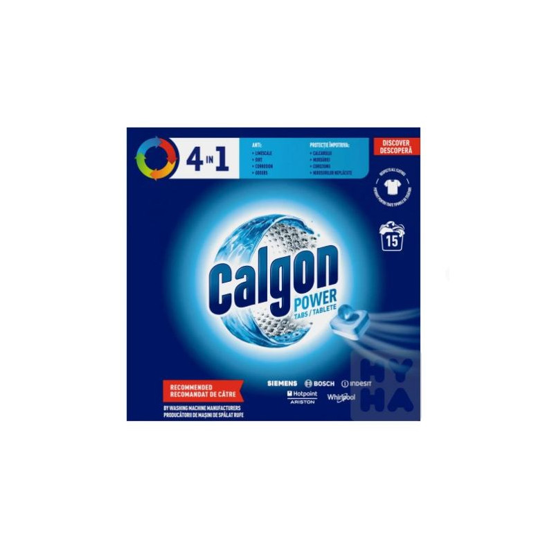 tabletki do czyszczenia pralki calgon 15szt.