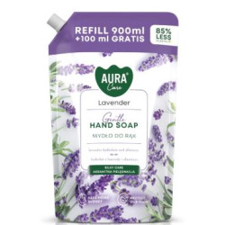 Mydło do rąk w płynie Aura 1000 ml Lawenda