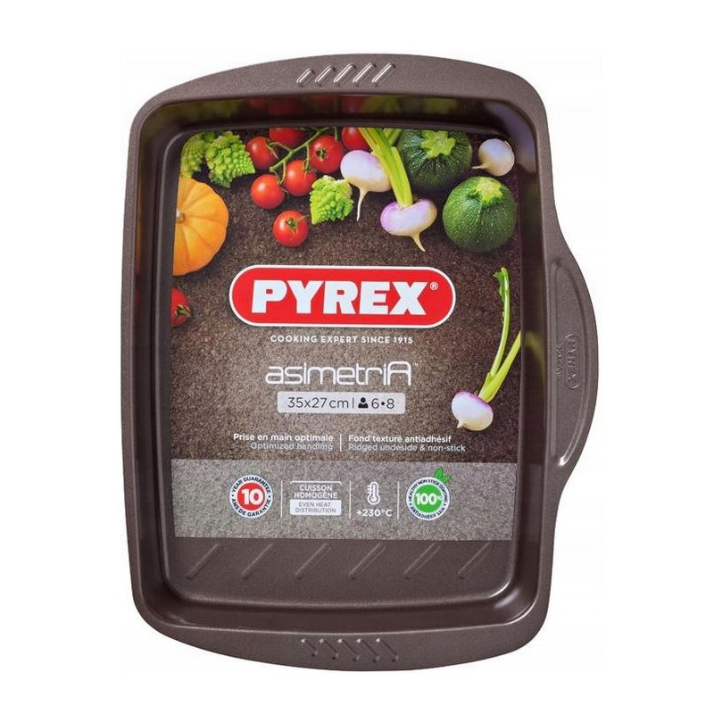 FORMA BLACHA DO PIECZENIA PYREX ASIMETRIA 4,3L 35X27cm