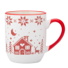 Duży kubek świąteczny porcelanowy Altom Design Grenlandia 450 ml