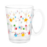Kubek do kawy i herbaty szklany świąteczny Altom Design Leon Girlanda choinkowa 300 ml