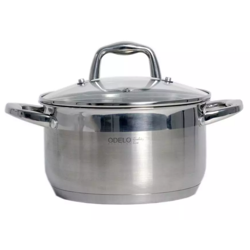 GARNEK GRUBE DNO POKRYWKA 2,5L 18 CM STALOWY INDUKCJA GAZ