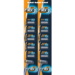 Maszynka jednorazowa do golenia BIC Flex 3 Classic 10 szt.