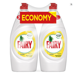 Płyn do naczyń 900ml DUOPAK LEMON FAIRY CYTRYNA