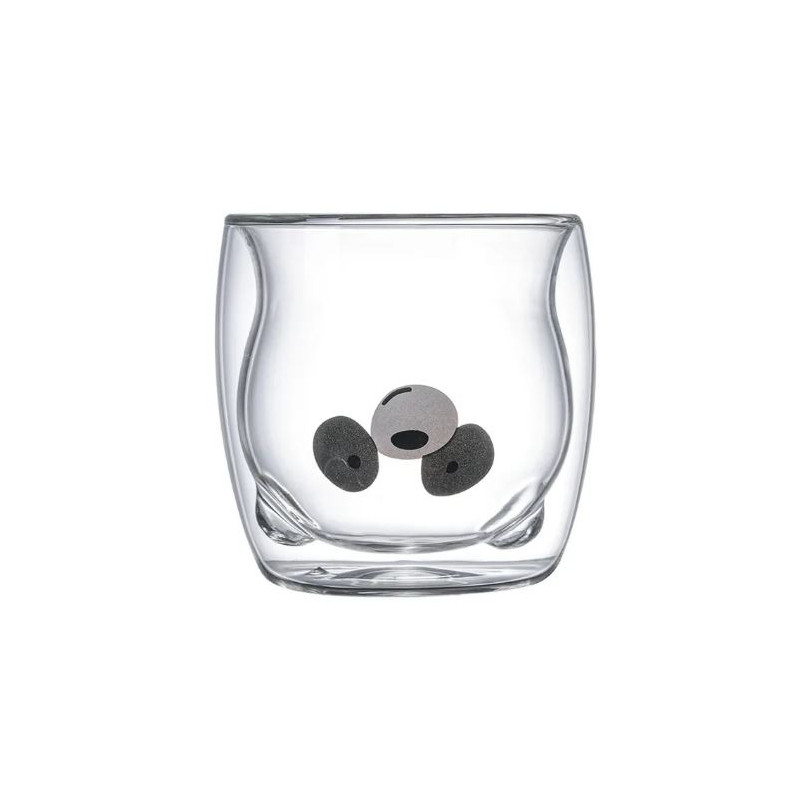 Szklanka termiczna PODWÓJNE SZKŁO PANDA AMBITION 300ML