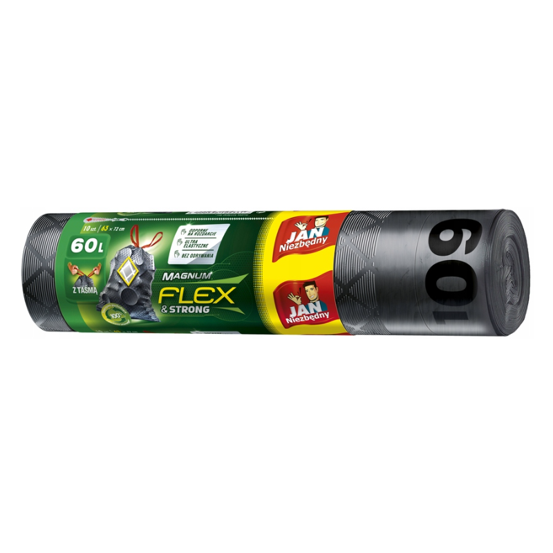 Worki na śmieci Jan Niezbędny Mocne Strong 60l 10 szt.