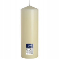 Świeca walec BISPOL 160H 25CM SW80/250 ECRU