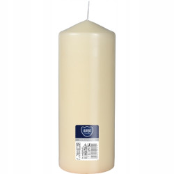 Świeca walec BISPOL 90H 20CM SW80/200 KREMOWA