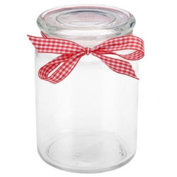 Pojemnik szklany ze wstążką 700 ml art. 61451