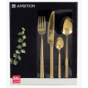 ZŁOTE SZTUĆCE 24EL 6 OSÓB AMBITION GOLD