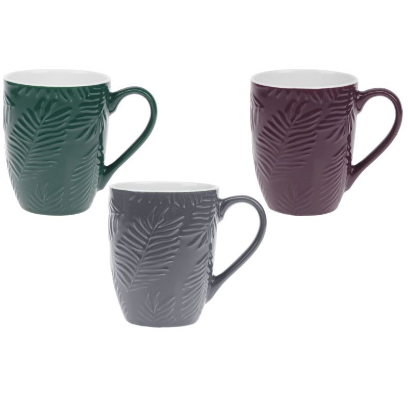 Kubek Leaf 350 ml z porcelany New Bone mix kolorów