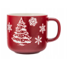Kubek świąteczny porcelanowy Altom Design Zimowa Choinka 370 ml